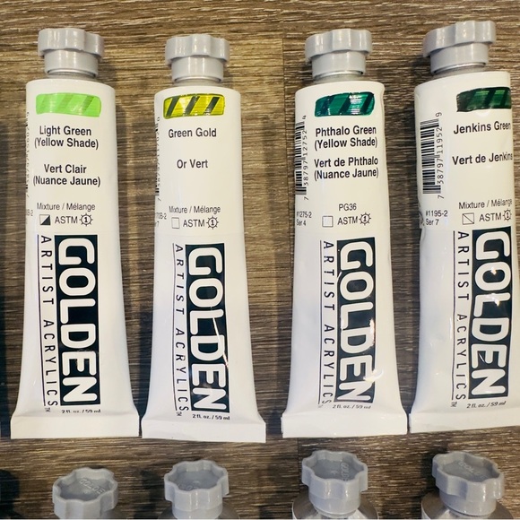 20 Tubes of Golden Heavy Body Acrylic Paint. Brand New - Picture 4 of 7